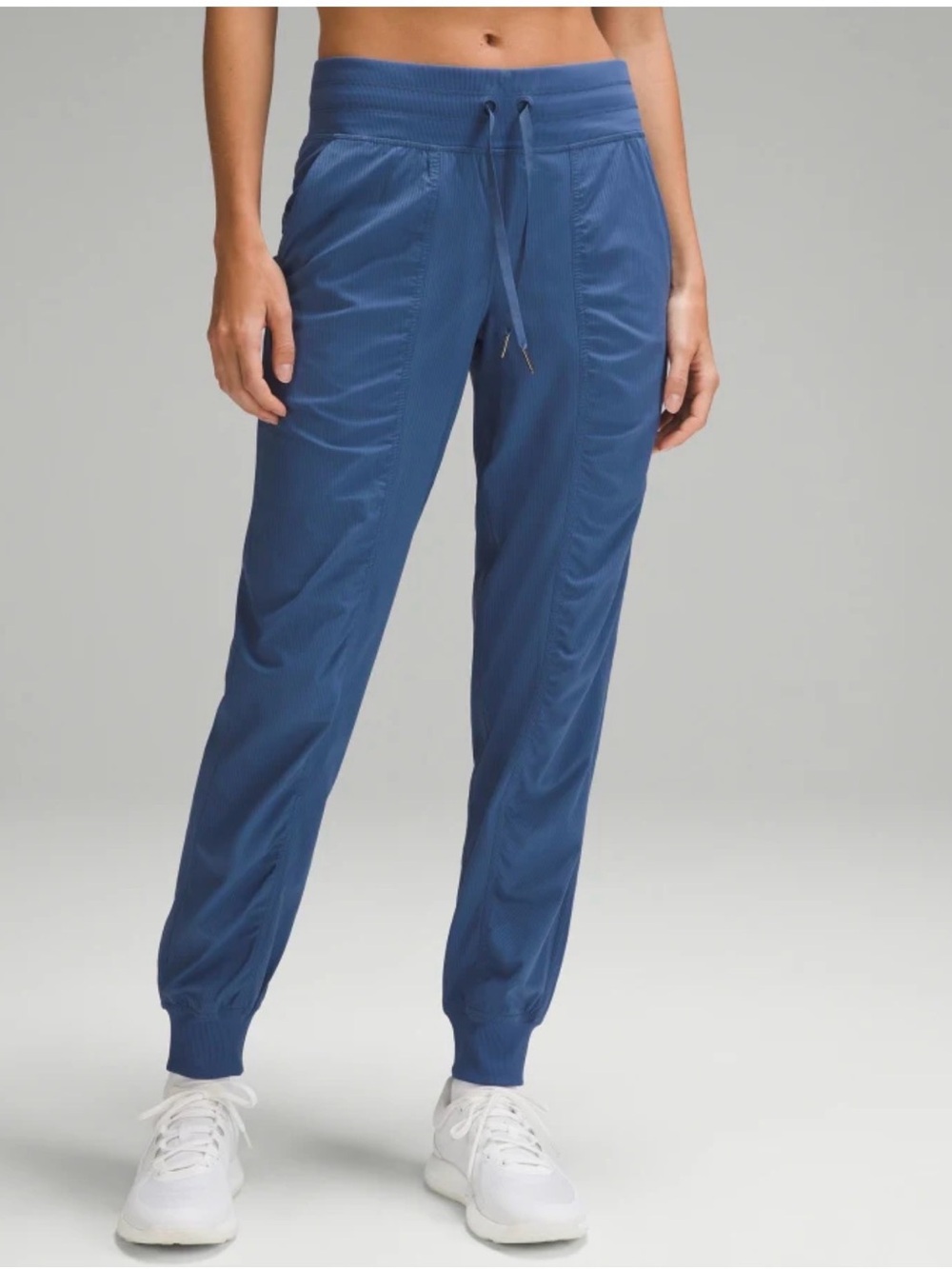 lululemon athletica Dance Studio Blue Drawstring Jogger Pants sz 2